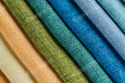 Preview: Multi color fabric texture samples