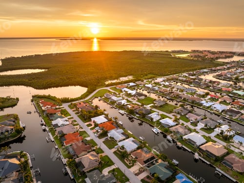 Preview: Evening glow over Punta Gorda, Florida.