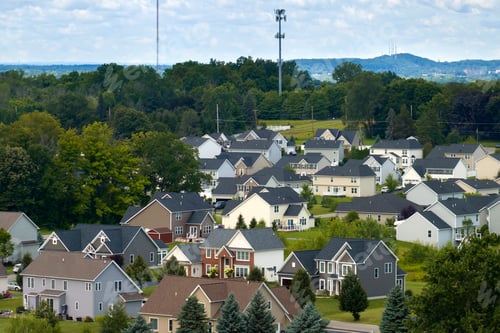 Preview: Residential homes in suburban sprawl development