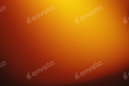 Warm Orange and Yellow Gradient Abstract Background with Grainy Texture