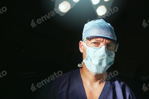 Preview: Portrait, doctor and man with glasses, clinic and confident for medical procedure