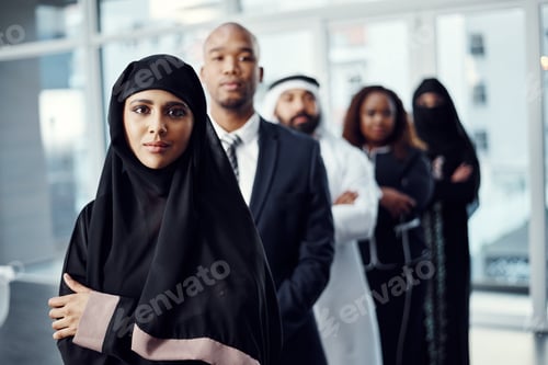 Preview: Arms crossed, mission and portrait of business woman in office for leadership