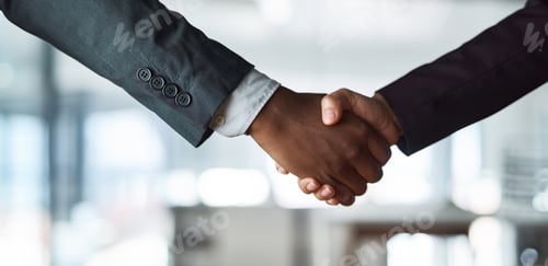 Preview: Handshake, business people and deal for collaboration at office with merger at finance company