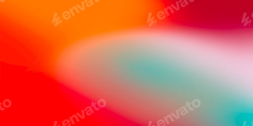 Preview: Abstract gradient background featuring vibrant hues of orange, red, and teal blending seamlessly, cr