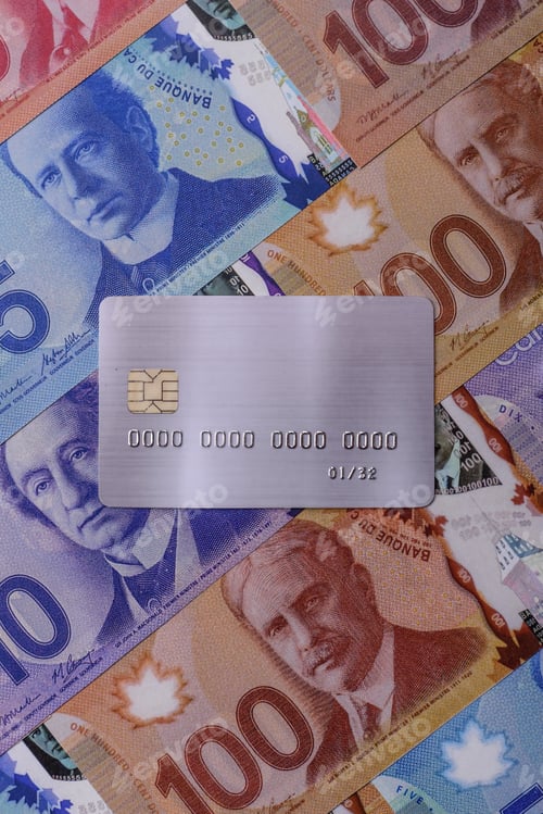 Preview: A credit card for contactless cashless payments via a terminal or online. A credit card