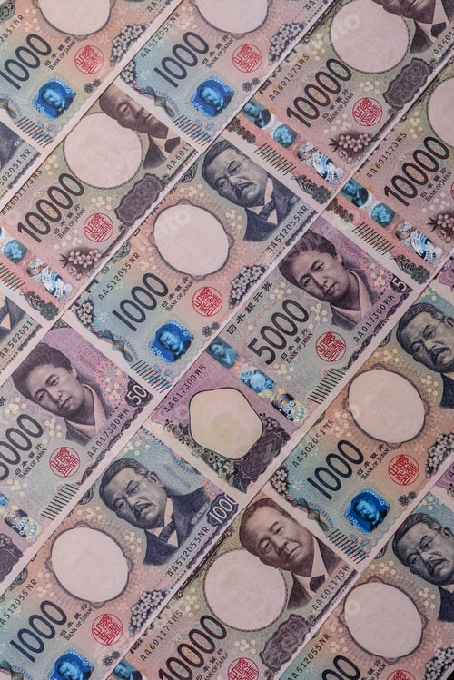 Preview: Japan, Japanese yen paper banknotes, money for business. Japanese yen