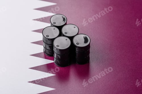 Preview: Metal barrels containing oil, gas, or chemicals, with a prohibition sign. Oil barrels