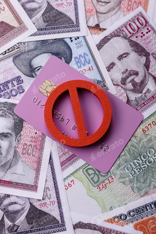 Preview: Blocking of a bank debit card, account, or bill, fraud, or bankruptcy. Blocking of a bank card