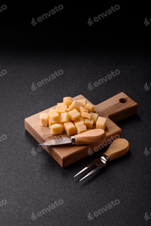 Preview: Parmesan cheese cubes for pasta, salads, and other Italian dishes. Parmesan cheese