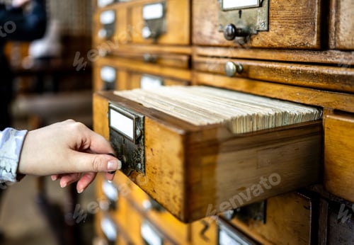 Preview: Woman'S Hand Opening Drawer