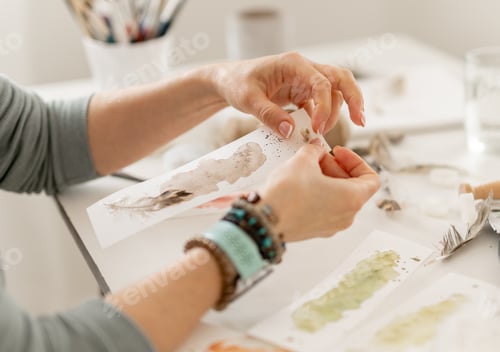 Preview: Woman Creating Handmade Crafts