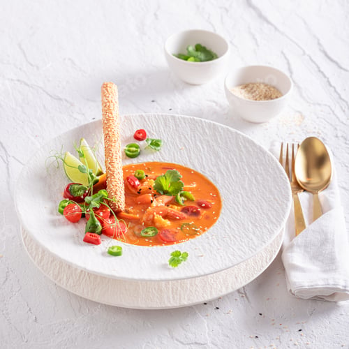 Preview: Exclusive and tasty Thai soup as tasteful fine dish.