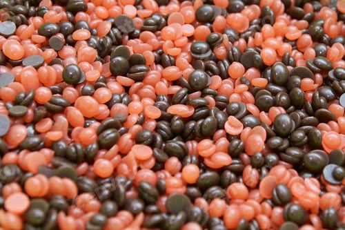 Preview: Close-up of colorful lentils and beans background displaying vibrant red