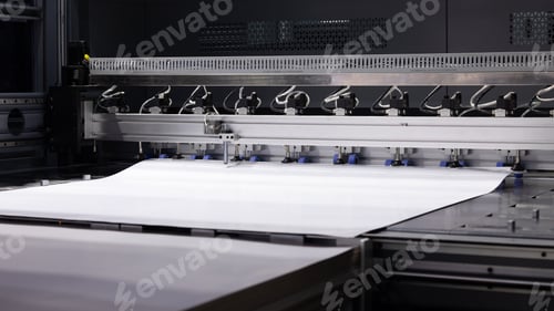 Preview: Automatic paper sheet feeder machine with vacuum in printing packaging factory, Automatic paper ba