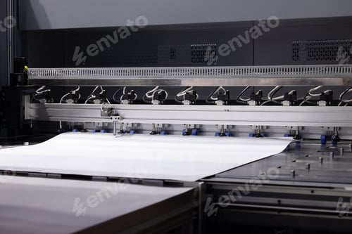 Preview: Automatic paper sheet feeder machine with vacuum in printing packaging factory, Automatic paper ba