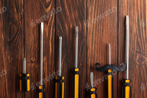 Preview: Screwdrivers shaped like mustaches celebrating Father's Day