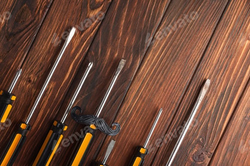 Preview: Screwdrivers shaped like mustaches celebrating Father's Day