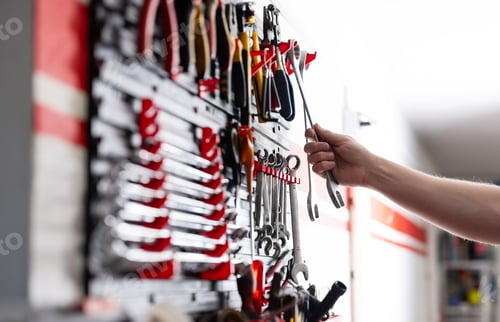 Preview: Garage Wall-Mounted Tool Organizer