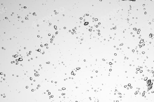 Preview: Air bubbles under water rising forming an abstract pattern