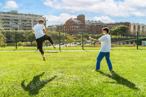 Preview: Outdoor Taekwondo session building strength and skill