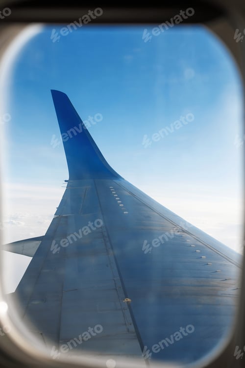 Preview: View from the airplane window.