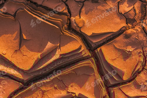 Preview: Cracked Earth Creates Abstract Desert Landscape