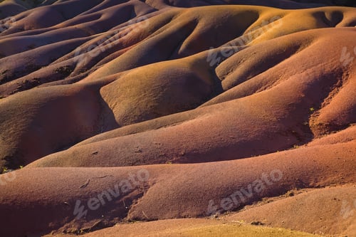 Preview: Seven coloured earth in Chamarel park, Mauritius