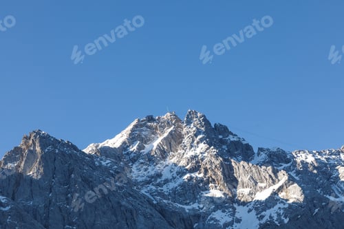 Preview: Zugspitze mountain peak, Alps, Bavaria, Germany
