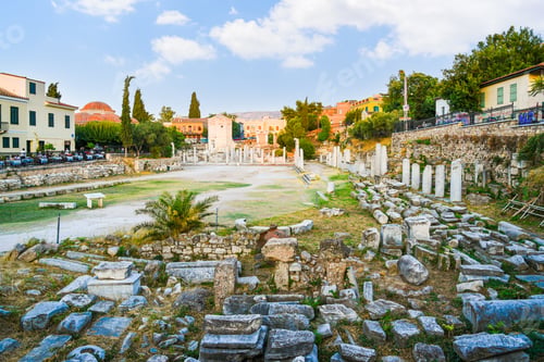 Preview: Roman Agora ruins in Athens Greece historic landmark