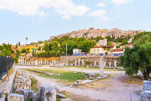 Preview: Roman Agora ruins and Acropolis historical landmark in Athens