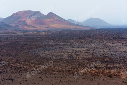 Preview: Timanfaya National Park volcanic landscape in Lanzarote Canary Islands
