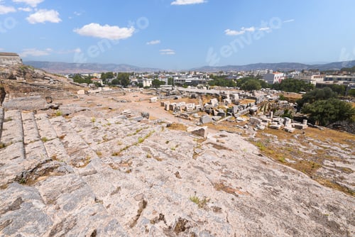 Preview: Eleusis archaeological site ruins with ancient stone structures