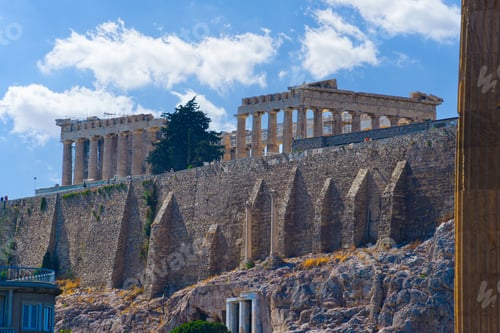 Preview: Acropolis ancient ruins in Athens, Greece against sky