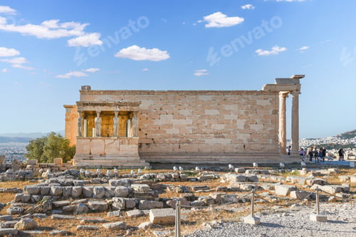 Preview: Erechtheion temple and Caryatids on Athens Acropolis