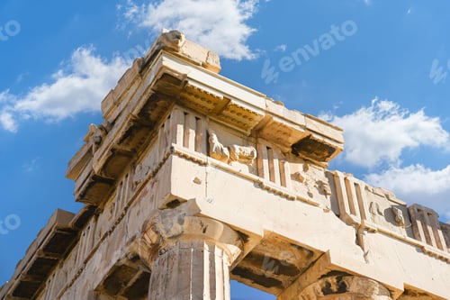 Preview: Ancient Greek Parthenon structure featuring detailed architecture in Athens