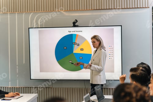 Preview: Presentation meeting office woman chart business analysis