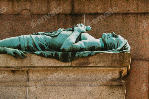 Preview: Luxembourg. Monument of Remembrance (Gelle Fra or Golden Lady) is a war memorial in City. Dedica...