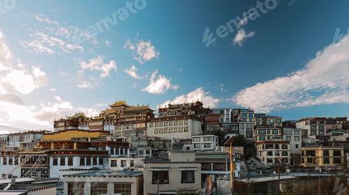 Preview: Songzanlin Monastery above Tibetan town in Shangri-La, China