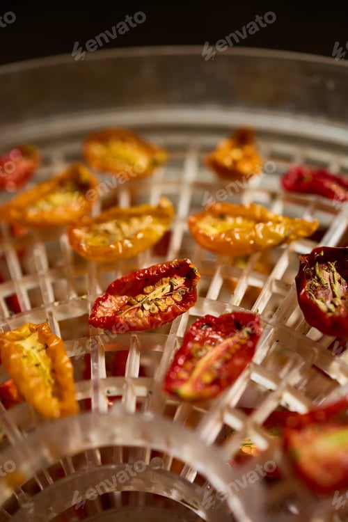 Preview: Drying colorful cherry tomatoes in a dehydrator for healthy snacks during summer