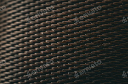 Preview: Close up of dark brown woven nylon texture background for commercial product design