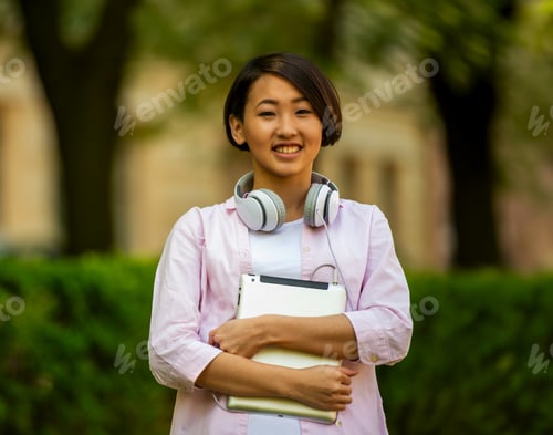 Preview: Happy Student Portrait.