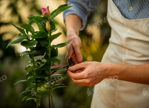 Preview: Trimming Lily Leaves.