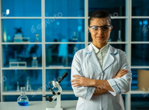 Preview: Confident Female Scientist.