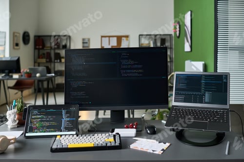 Preview: Software Development Workspace Displaying Code for Tech Team