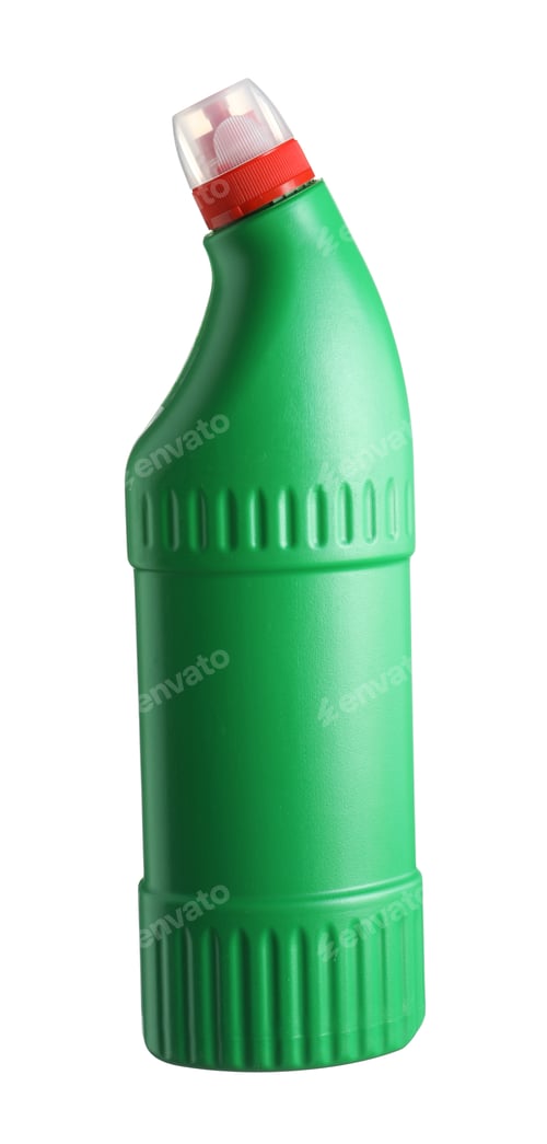 Preview: Bottle of cleaning product isolated on white