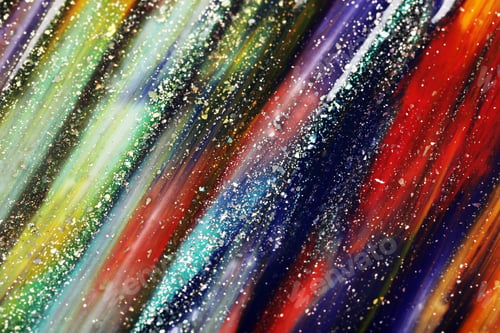 Preview: Colorful nail polish as background, closeup view