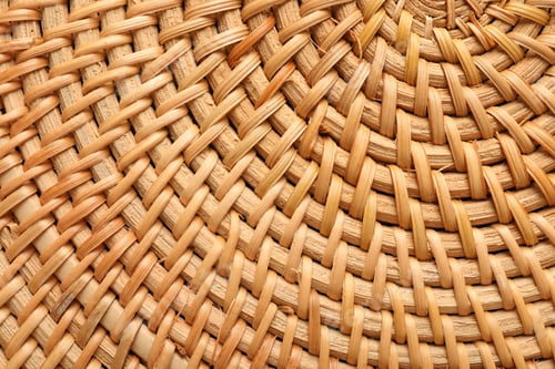 Vorschau: Textur der Weidenschale als Hintergrund, Ansicht von oben