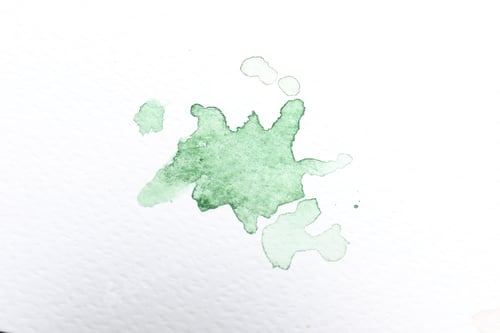Preview: Abstract watercolor painting on canvas, top view