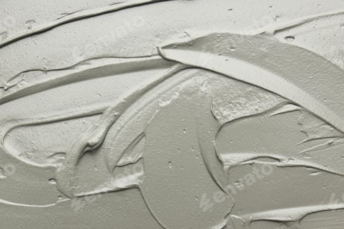 Preview: Mud therapy. Natural clay paste for facial and body care as background, top view