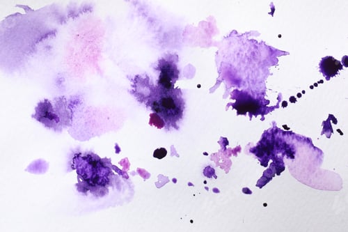 Preview: Abstract watercolor painting on canvas, top view